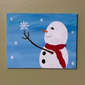 Snowman Painting